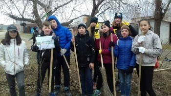 Саткинские школьники присоединились к Всероссийской акции «Зелёная весна – 2019» 