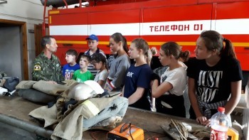 Как юные жители Саткинского района оказались в пожарной части 