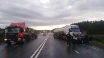 «Столкнулся с грузовиком»: в Саткинском районе произошло ДТП 