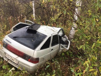 «Улетел в кювет»: на автодороге «Сатка-Бакал» произошло ДТП 