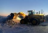 Саткинский район продолжает очищаться от снега