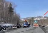 Внимание, автомобилисты! Трасса М-5 в Саткинском районе перекрыта