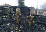 В посёлке Рудничном Саткинского района сгорел дом 