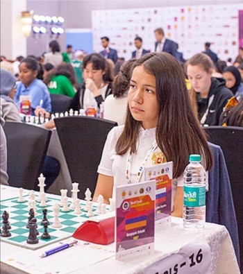 Шахматистка из Сатки в составе делегации России соревнуется на детском чемпионате мира в Индии 