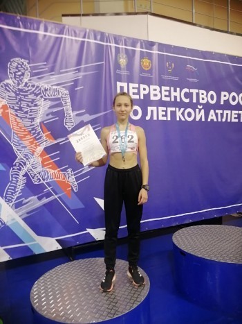 Саткинская спортсменка Сусанна Хажиева завоевала «серебро» на первенстве России по лёгкой атлетике 