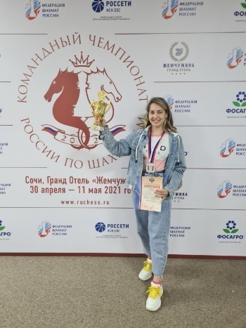 Жительница Сатки Яна Мухина – вице-чемпионка России по шахматам