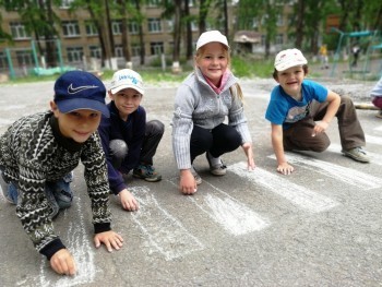 Дети реабилитационного центра Саткинского района закрепили знания по правилам дорожного движения