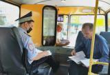 Инспекторы ГИБДД проверили техническое состояние школьных автобусов Саткинского района