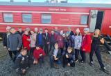«Встреча на железной дороге»: саткинские школьники побывали в пожарном поезде и пообщались с огнеборцами 