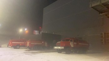На производственной площадке ЦМП – 5 в Сатке сегодня произошёл пожар 
