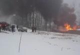 Бакальские пожарные боролись с огнём на улице Костылева 