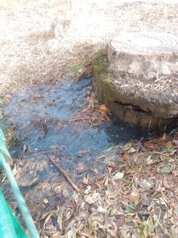 «Скоро начнёт заливать квартиры...»: Бакал утопает в канализационных нечистотах 