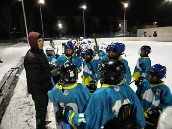 Хоккейный клуб «Сатка» одержал победу в матче по хоккею в Месягутово