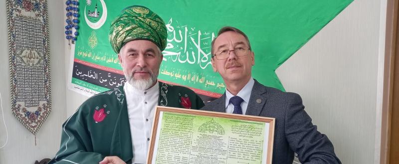 В Сатку доставят напутствие в службе с сурами Корана от Верховного муфтия России Талгата Сафа Таджуддина