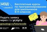 «Код будущего»: для школьников и студентов колледжей открылась запись на бесплатные ИТ-курсы 