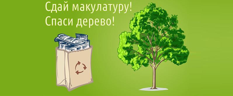 «Сдай макулатуру – спаси дерево!» Саткинцев приглашают принять участие в экомарафоне