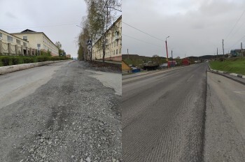 В Саткинском районе местами снято дорожное полотно для дальнейшего ремонта 