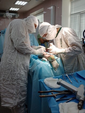 «Положительная перспектива развития»: в Сатке травматологи проводят сложную операцию - артроскопию
