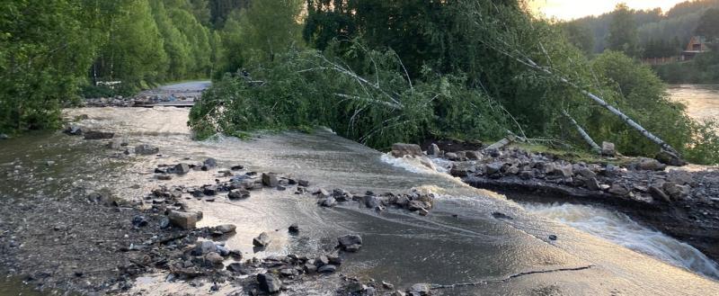 Что будет с дорогой, размытой прорвавшимися водами, на Блиновском повороте в Саткинском районе? 