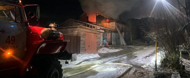 В минувшее воскресенье в Сатке произошел серьезный пожар 