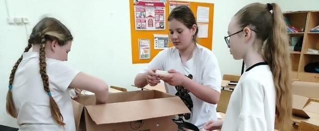 В рамках патриотического воспитания в школе п. Сулея прошла акция по сбору гумпомощи