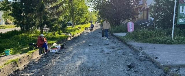 Стартовал долгожданный ремонт пешеходной дорожки на пр. Мира в Западном микрорайоне