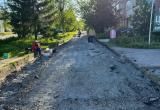 Стартовал долгожданный ремонт пешеходной дорожки на пр. Мира в Западном микрорайоне