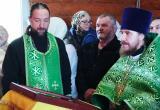 Первой Божественной литургией встретил свой престольный праздник храм преподобного Сергия в Западном районе города Сатки