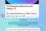 &laquo;Становись взрослым уже сейчас&hellip;&raquo;: в сети распространяется информация о том, что подростки скупают поддельные аккаунты MAX