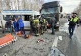 Трагедия на дороге: под Саткой столкнулись микроавтобус и большегруз
