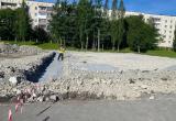 В саткинской школе подготовили площадку под футбольное поле