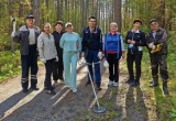 В Сатке готовят лыжную трассу к новому сезону