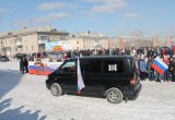 Митинг-концерт и автопробег в поддержку решений президента РФ